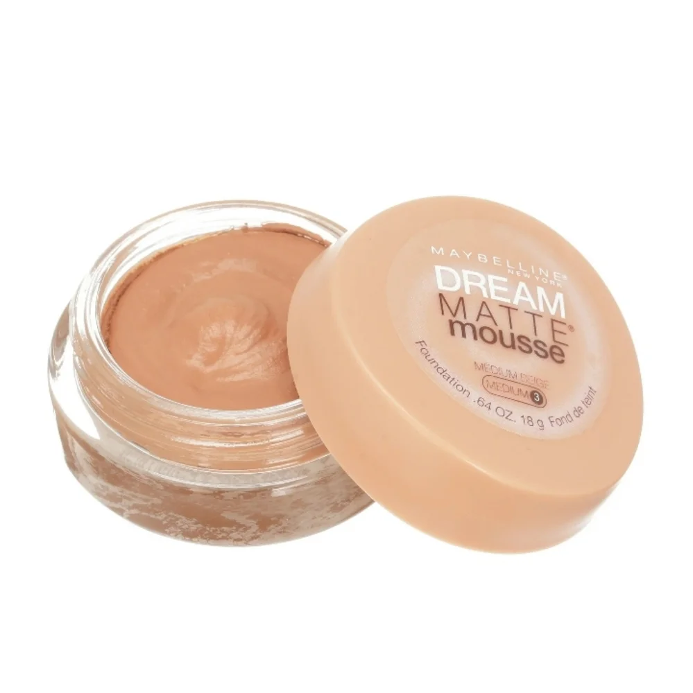 lightweight liquid foundation oil-free matte Maybelline makeup new beach glow - Picture 3 of 8